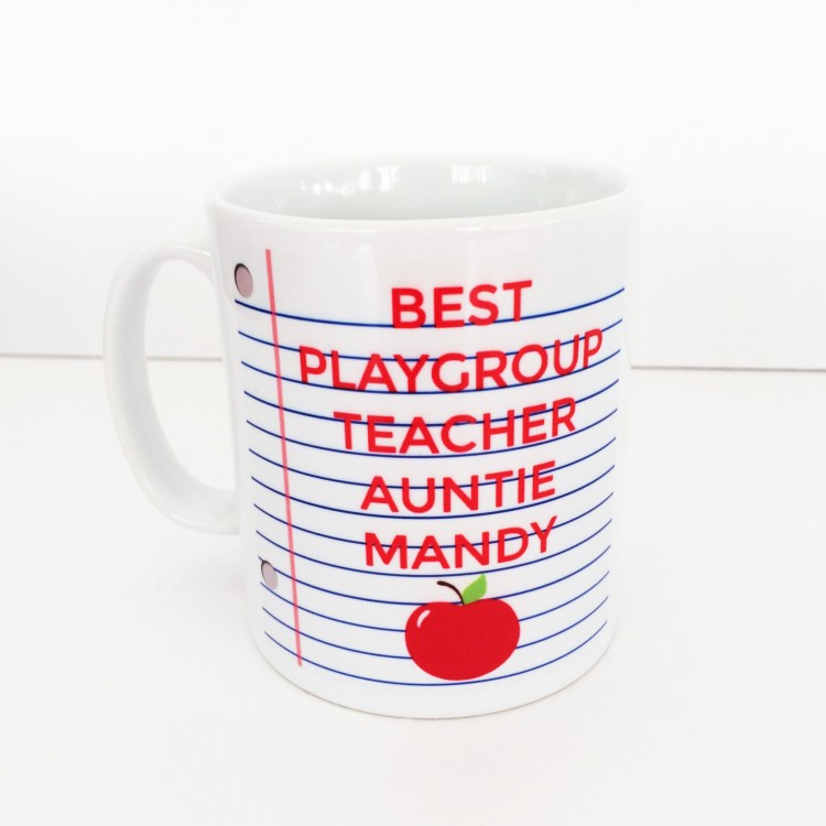 Notebook Teacher Mug