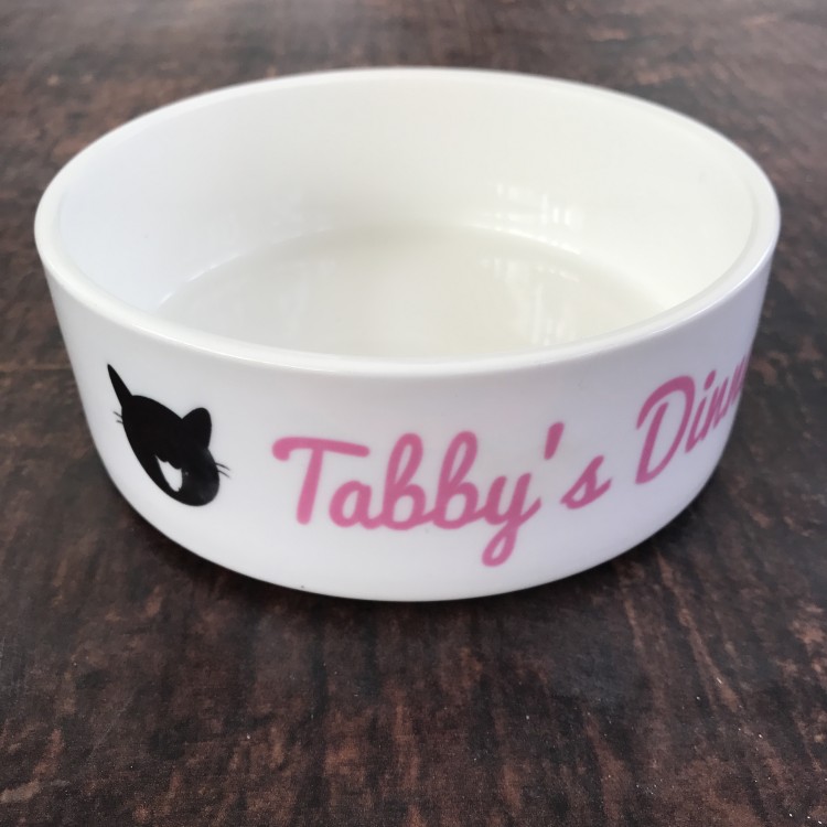 Personalised Cat Bowl  