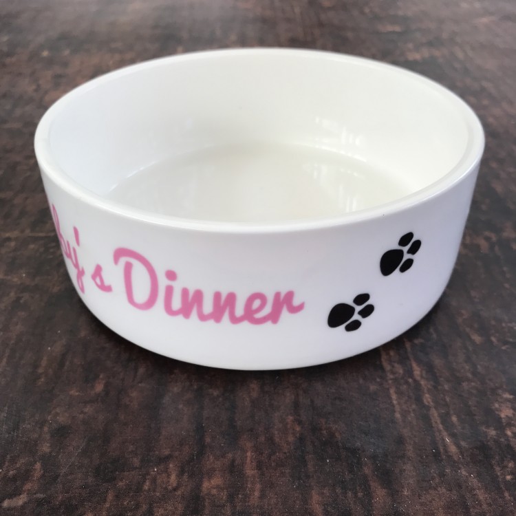 Personalised Cat Bowl  