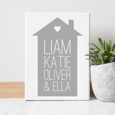 Home Typography Canvas