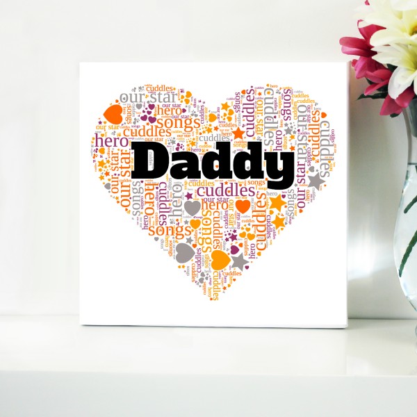 Word Art Canvas - Use code DAD85