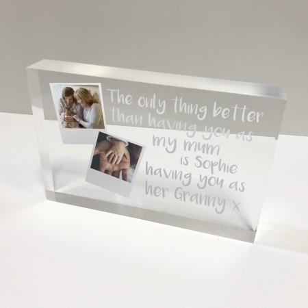 Personalised Acrylic Photo Blocks, Glass Photo Blocks