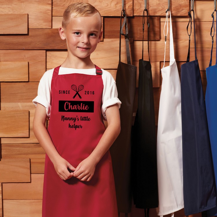 Personalised Apron Child - Red