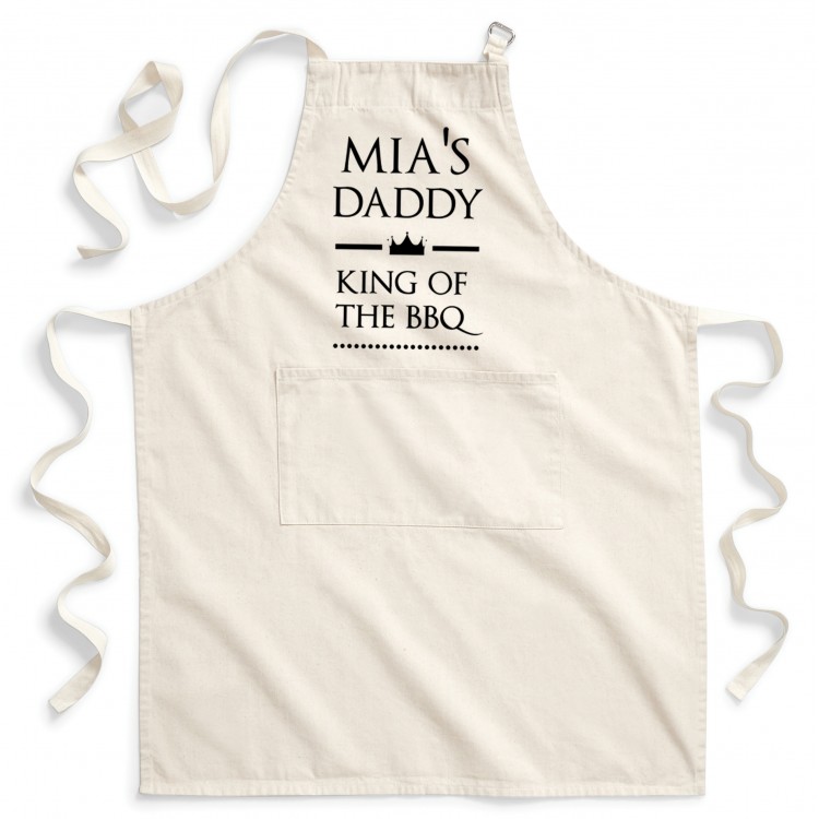 Personalised Apron Adults - Natural Cotton