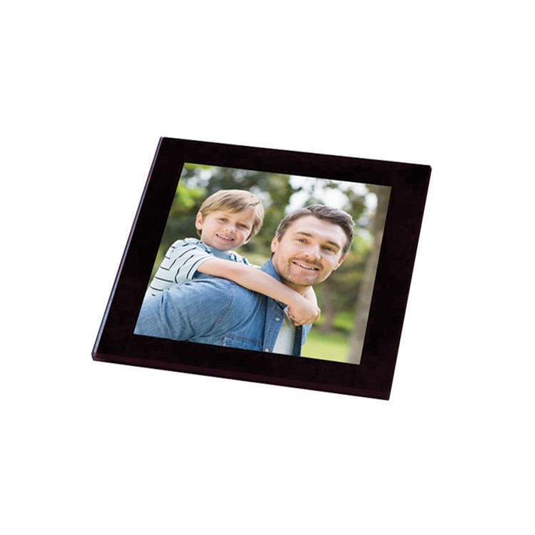Black Glass Photo Coaster
