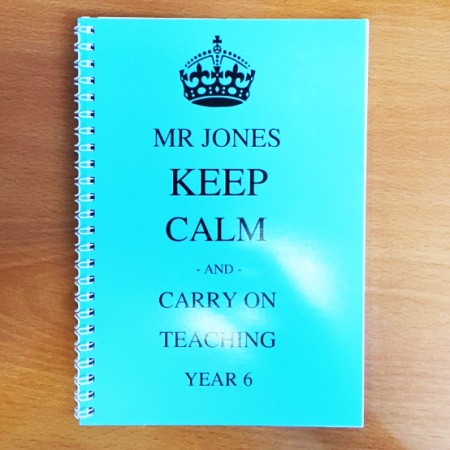 Personalised Keep Calm Notebook 