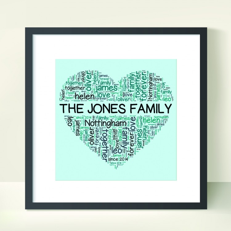 24X24" Word Art Print